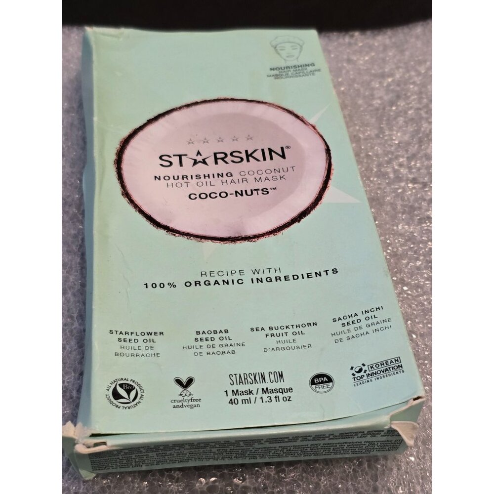 Starskin Coco-Nuts Nourishing Coconut Hot Oil Hair Mask 1.3 Fl Oz